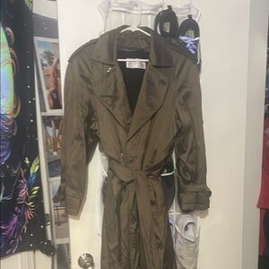 Olive Green Trench Coat